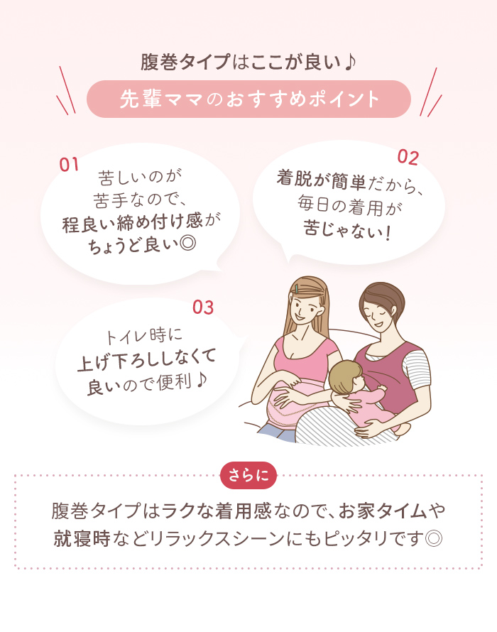 ママ 着用感 らくちん 就寝 リラックス