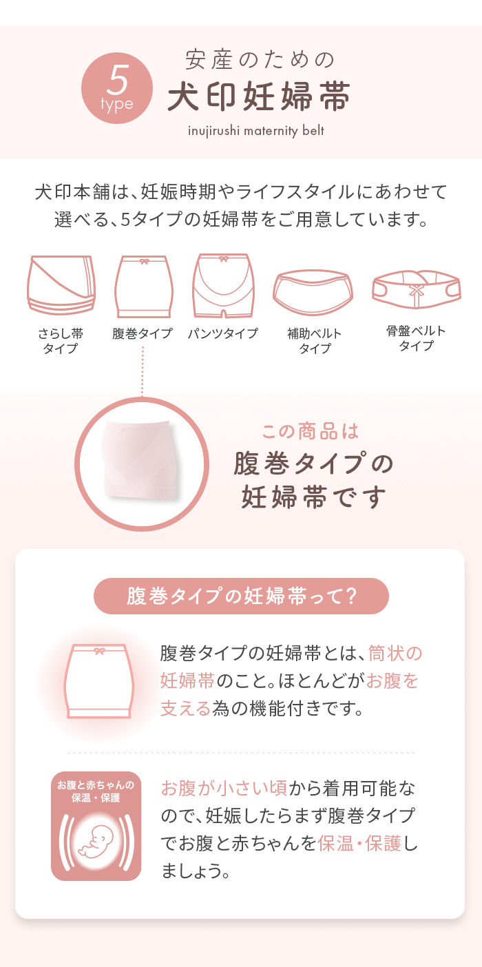 安産 妊婦帯 腹巻 腹帯 保温 保護