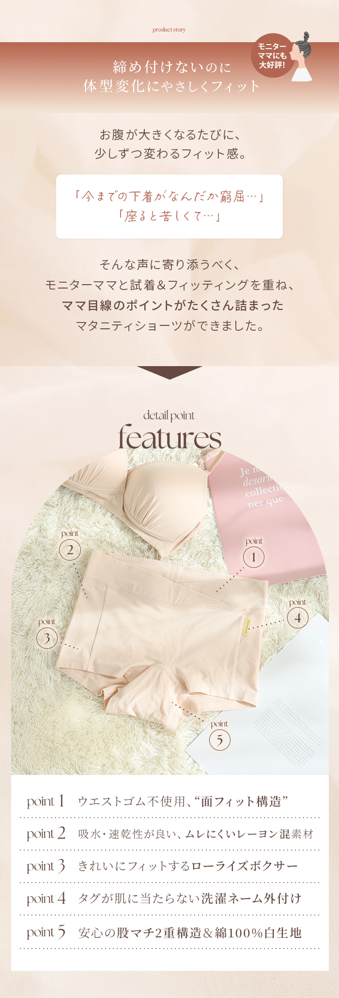 締め付けない 体型変化 フィット ゴム不使用 吸水速乾 レーヨン ローライズ ボクサー タグ外付け 股マチ 2重構造 綿100%