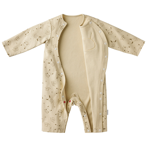 ぽ*ぽ様 familiar ベビー服2枚　おまけ モンポケ フェイスプリントカバーオール B896086 | マタニティウェア