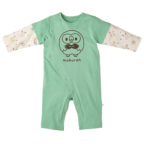 モンポケ レイヤード調カバーオール B896098 | マタニティウェア 授乳