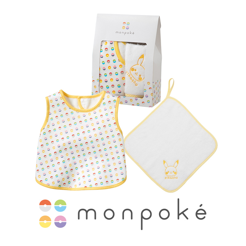 モンポケ 小物ギフトセット（スタイ・タオルハンカチ）