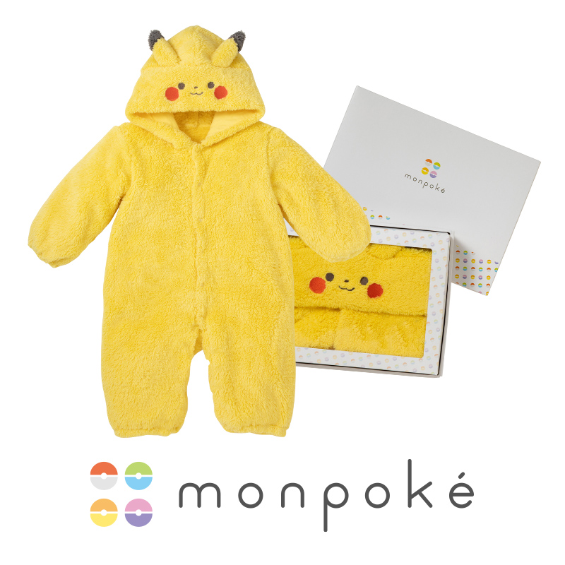 モンポケ ピカチュウなりきりロンパース